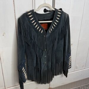 Vintage Arturo Fringe Suede Western Jacket